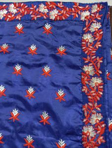 Bangalore Silk With False &amp; Full Body Embroidery