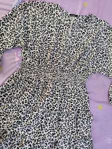 Zudio,Animal Print Dress ,Bust Size :38