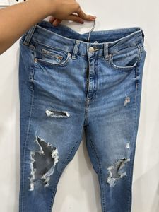 Ripped Denim Jeans