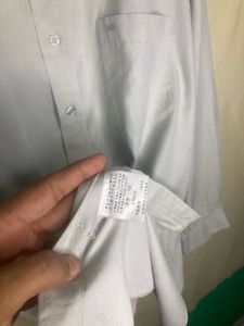 NINA RICCI Men&#39;s Grey Formal Shirt