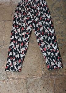 Black Floral Co-ord Set
