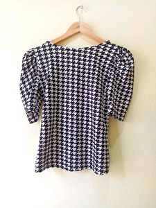 Polka Dot Top/ Zebra Print Top