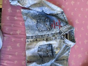 Acid Wash Denim Jacket