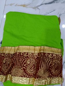 Broad border Saree