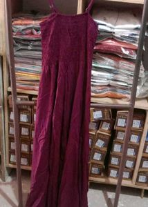 Fancy Wine A Line Dress