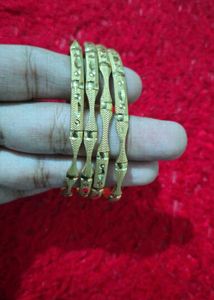 Gold Bangles Set