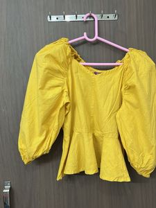 New Athena Branded Flare Sleeve Top Size M
