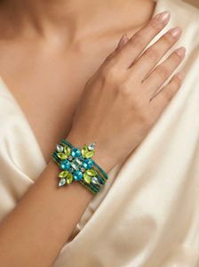 Elegant Floral Cuff Bracelet