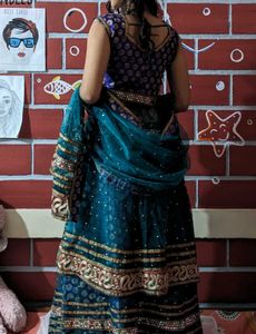 Peacock Green Lehenga Choli