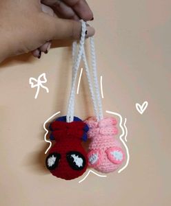combo Crochet spiderman charm ✨ 🕸️