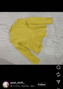 Line Yellow Zara Blazer
