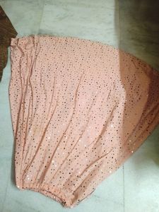 Peach Colour Lehenga With Choli