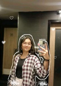 Checked Flannel Oversize Shirt