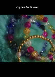 homemade Colorful Beaded Bracelets(pack of 2)