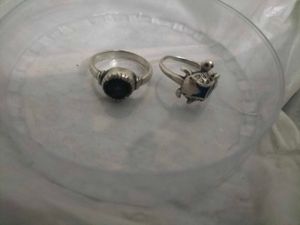 2 Rings Of Pure Silver