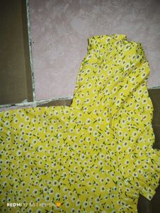 Yellow Floral Top