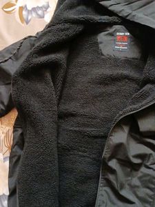 Derby Ten Black Hooded Jacket