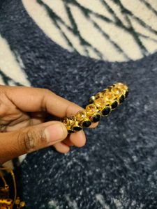 Black &amp; Gold Bangle