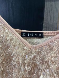 Shein fur top