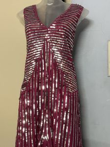 Pintrest Pink Sequin Party Dress