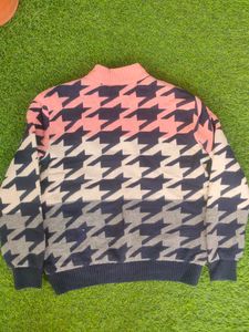 Heavy Quilted Patterned Sweater
