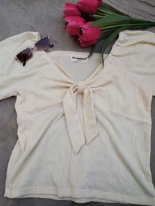Korean Bow Neck 🎀 Top