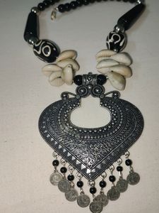 Oxidised Boho Necklace