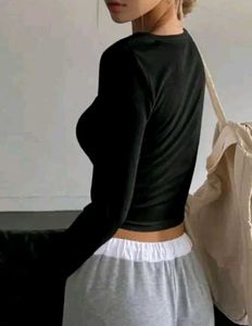 Black Full Sleeve Top