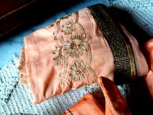 Peach Embroidered Salwar Kameez
