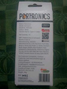 Portronics Konnect L USB-A to Type-C Cable