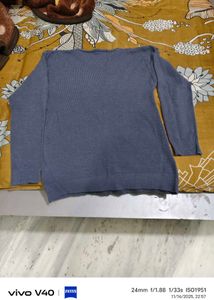 Arman Blue Knit warm t shirt