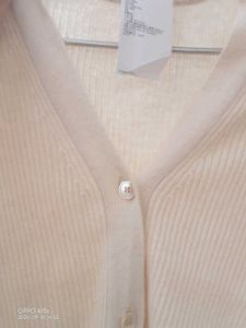 China Imported Cream Cardigan
