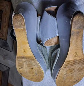 Elegant Silver Heels