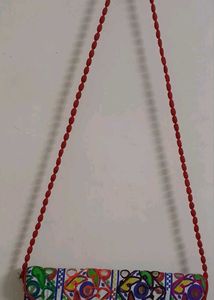Embroidered Sling Bag With 2 Free Handbags