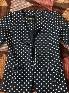 Fuel Polka Dot Blazer
