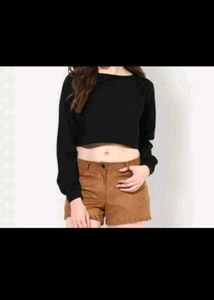 Black Crop Top