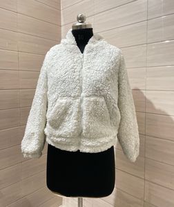 NEW LOOK Fluffy Sheep Zip - Up Hoodie