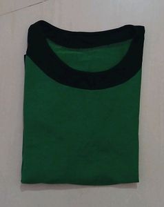 MSYK Black Green Top