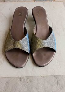 Silver Sparkle Heels