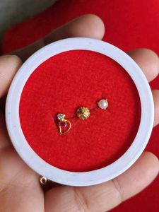 Nose Pins (Set of 3) Gold NosePin