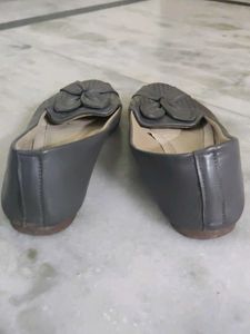 Grey Colour Footwear