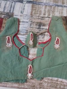 Green Boutique Saree