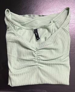 Mint Crop Top