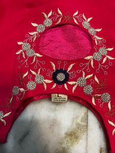 Elegant Pink Embroidered Dress