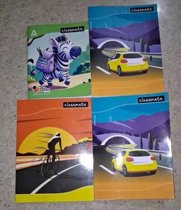 Classmate Notebooks Set of 4