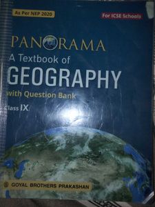Panorama A TEXTBOOK OF GEOGRAPHY Class 9