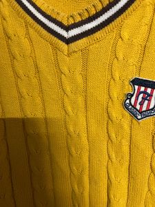 Classic Yellow Sweater Vest