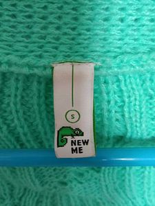 Mint Green Knit Cardigan