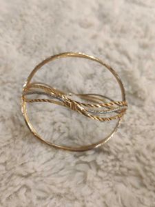 Gold Tone Bangles (Set of 2)