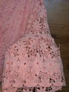 A Pink Ombre Embroided Top